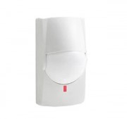 Ceiling mount dual tech motion detector sensor using both microwave and PIR technology.