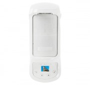 Advanced indoor PIR motion detector sensor providing 25-meter coverage range.