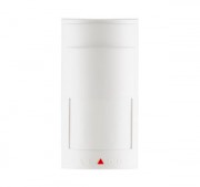 Indoor dual tech PIR motion detector sensor combining infrared and microwave.