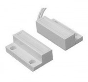 Miniature wired magnetic contact sensor ideal for small spaces and secure door access control.