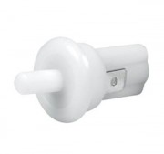 Tamper switch for detecting unauthorized access to alarm system accessories enclosures.