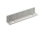 LS bracket is designed for electromagnetic door lock use on doors with narrow headers.