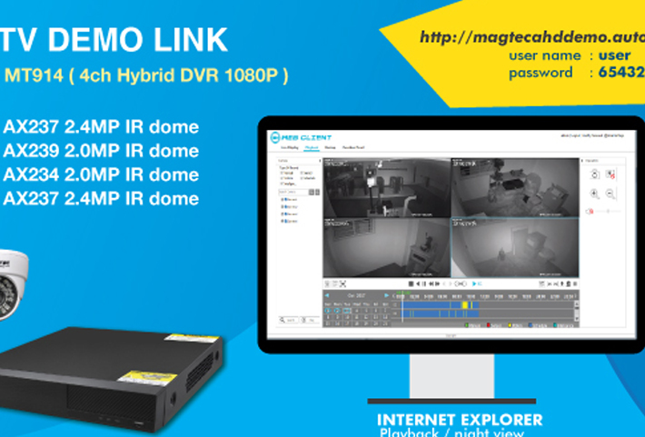 CCTV Demolink 24hour operation feature