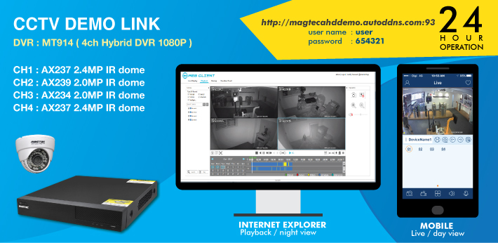 CCTV Demolink 24hour operation