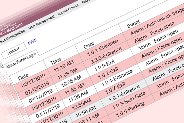 Fast search event log for evidence