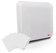 AR300U MAG is a hybrid long range RFID reader supporting both EM-UHF and Mifare-UHF cards with high outdoor performance.