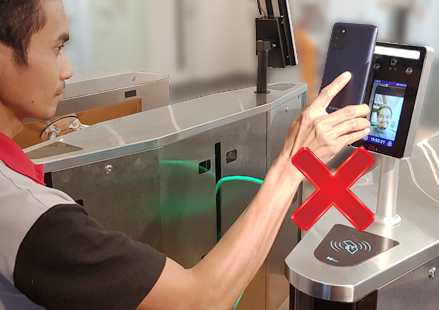 Face recognition Ensure authentic identity