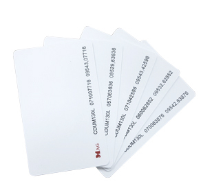 CDUM130L Mifare-enabled proximity access card delivers dual frequency UHF support in a thin, printed design.