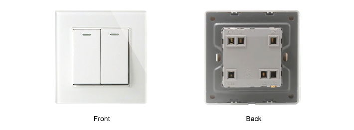 double button front and back