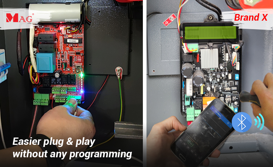 Easier plug & play without any programming