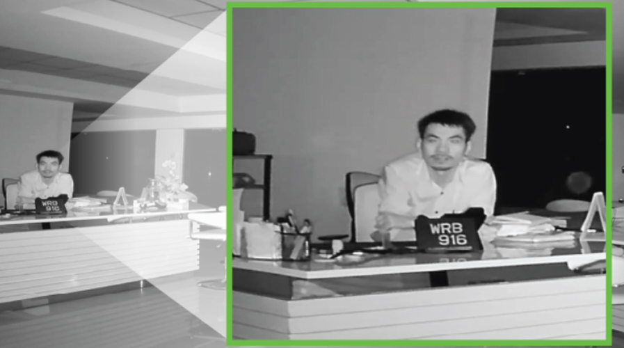 The MAG 5MP camera captures clear high resolution video