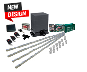 SL300DCP MAG DC Sliding gate system features a fast and efficient automatic sliding gate motor with backup battery support for gates up to 600 kg.