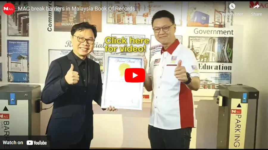 MAG break barriers in Malaysia Book Of Records MAG break barriers in Malaysia Book Of Records