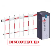 BR660T_FE is a discontinued magnet barrier gate equipped with a high-security fence arm for critical zones.