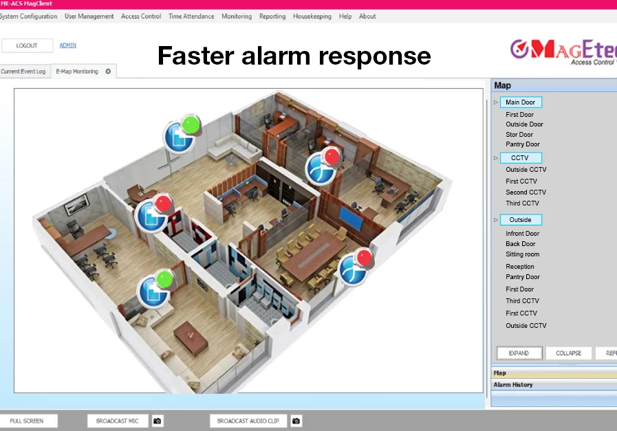Help you to visualize your security hardware mobile2