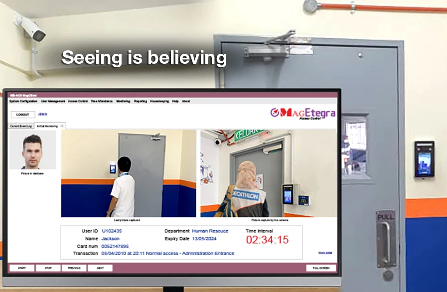 Our access control system also integrates with CCTV2
