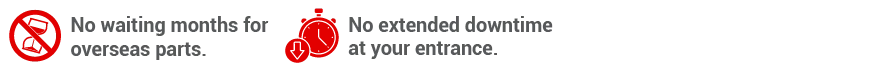 SPRING FREE BARRIER GATE – ALMOST ZERO MAINTENANCE 9 no waiting no